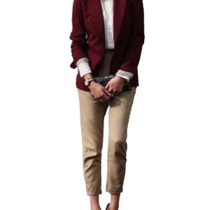 Banana Republic Martin Fit Petite Cropped Khakis
